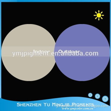 Photochromic Pigment Use For Shoes color change, clothes printing uv light photochromic pigment color change pigment